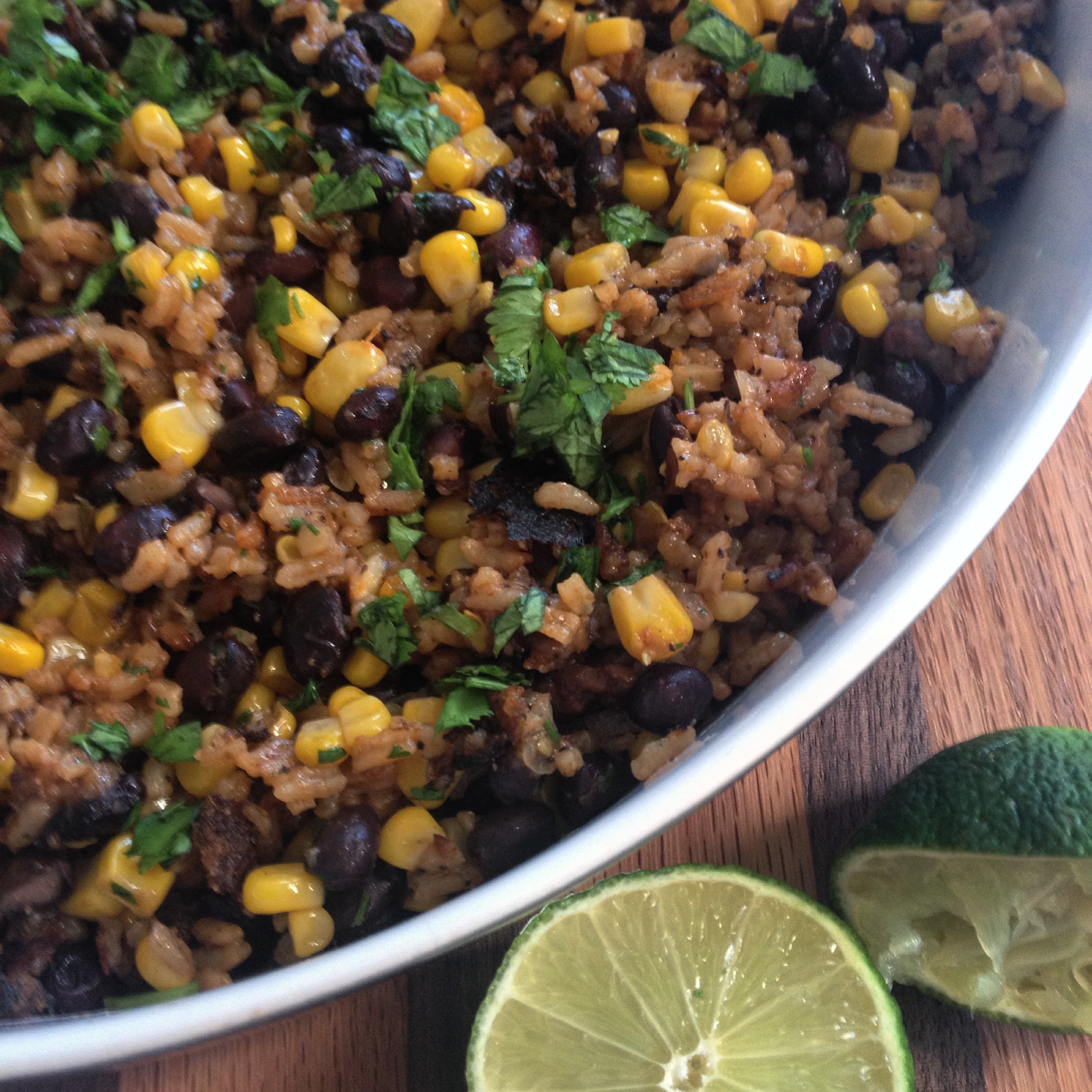 Rice, Black Beans, and Corn