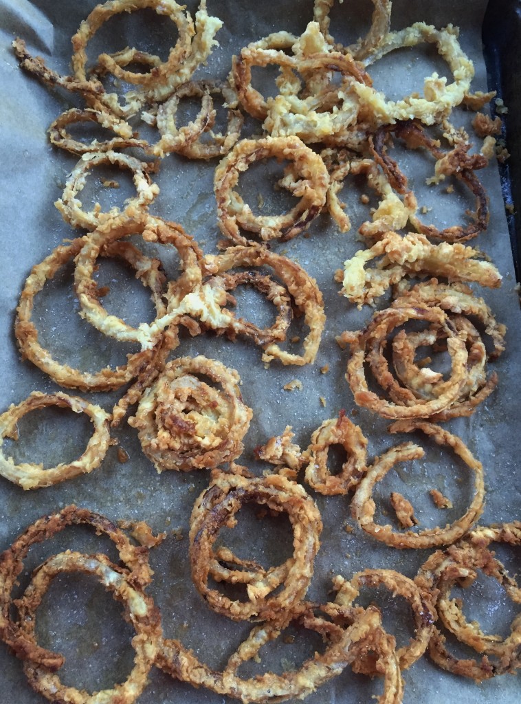 Crispy fried onions for the top