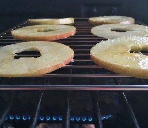 Grilling apples